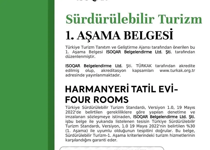 Harmanyeri Tatilevi Frühstückspension *